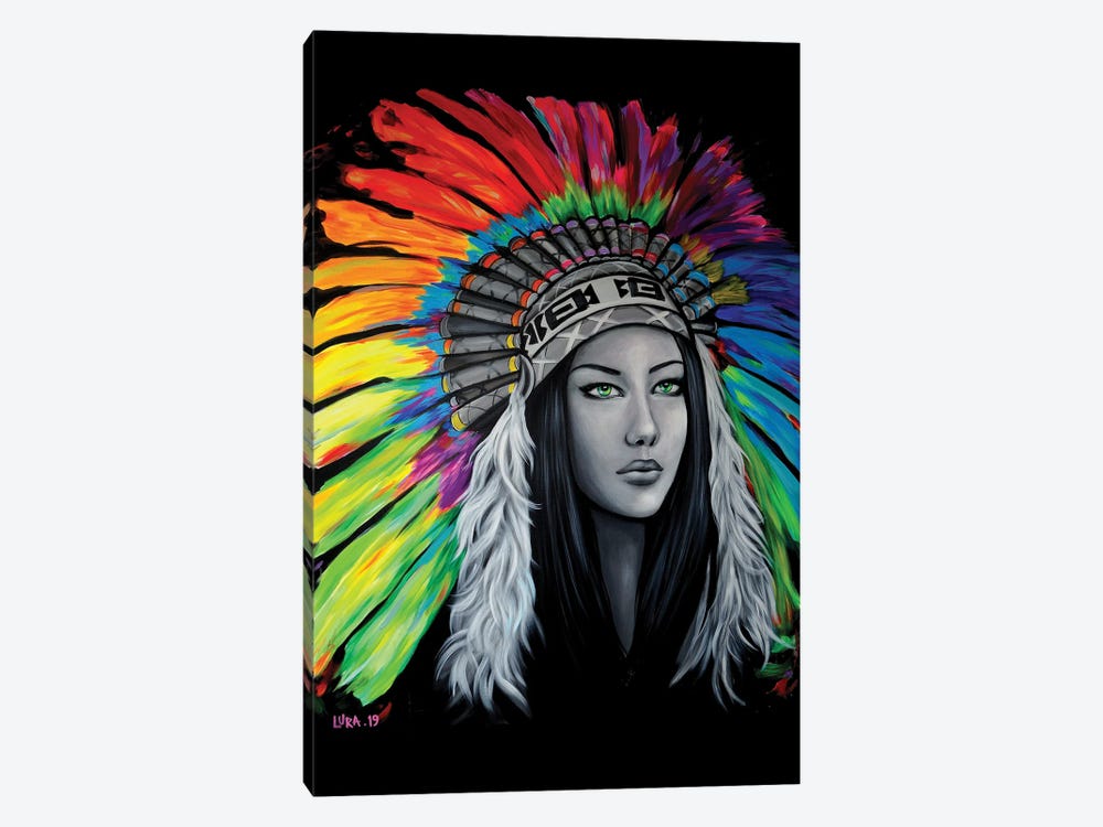 Tribal femme by Natmir Lura 1-piece Canvas Print