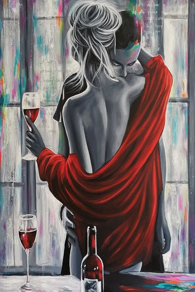 Romantic Bedroom (Couples): Red Red Wine by Natmir Lura