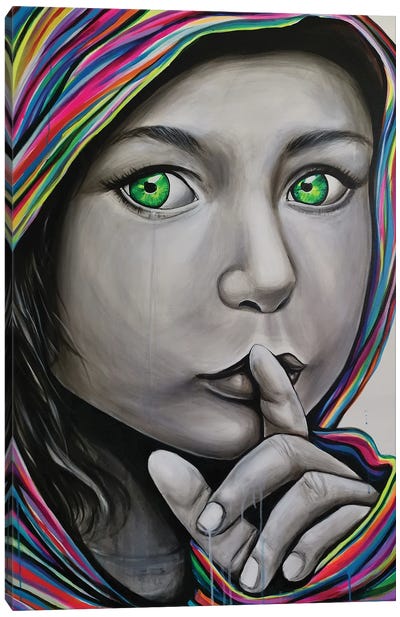 Shhhh Canvas Art Print - Natmir Lura
