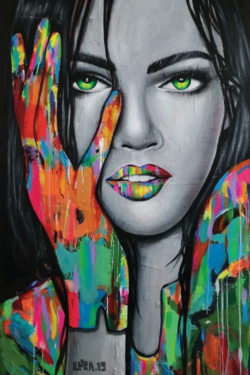 Glow Girl by Natmir Lura wall art