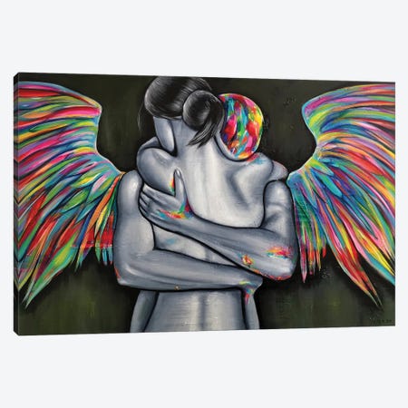 Gardian Angel Canvas Print #NTR4} by Natmir Lura Canvas Artwork