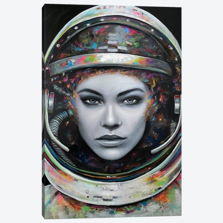 Cosmic Girl Canvas Print #NTR61} by Natmir Lura Canvas Wall Art