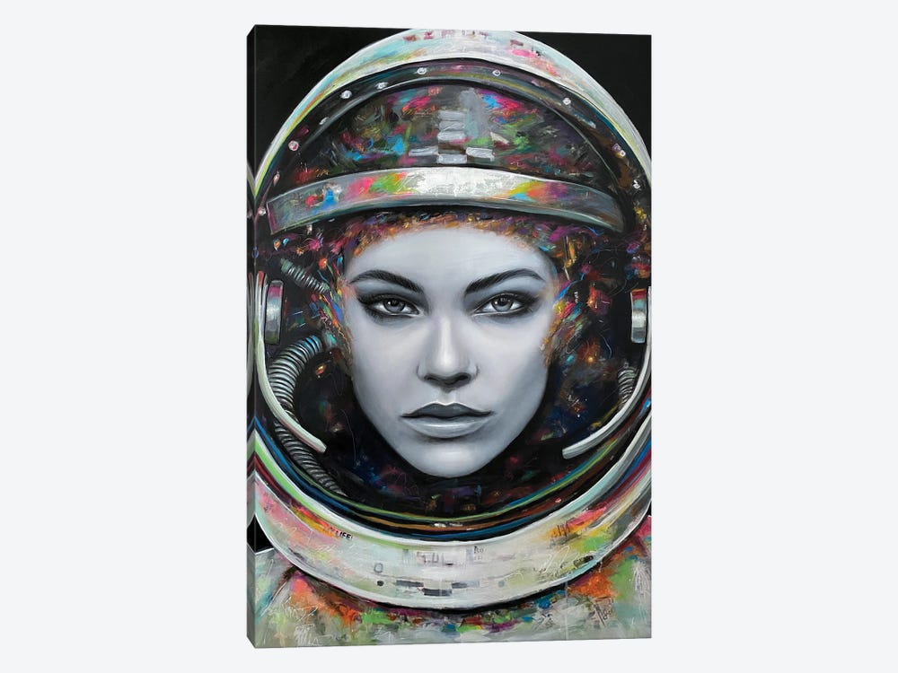 Cosmic Girl by Natmir Lura 1-piece Canvas Artwork