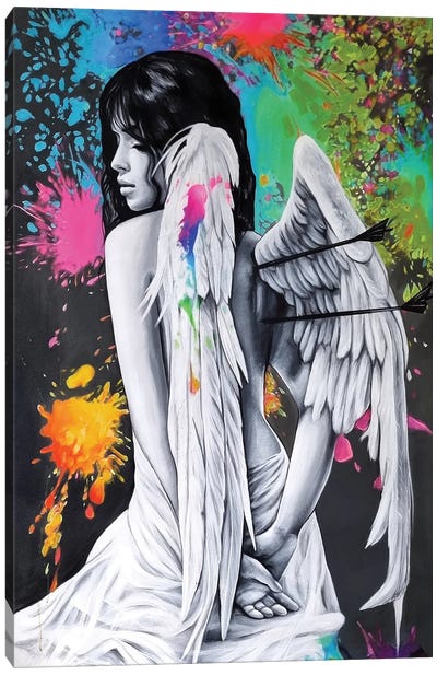 Falling Angel Canvas Art Print - Natmir Lura