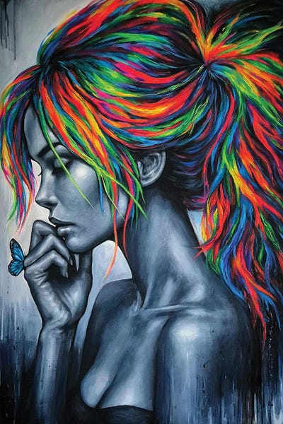 Girl With Butterfly