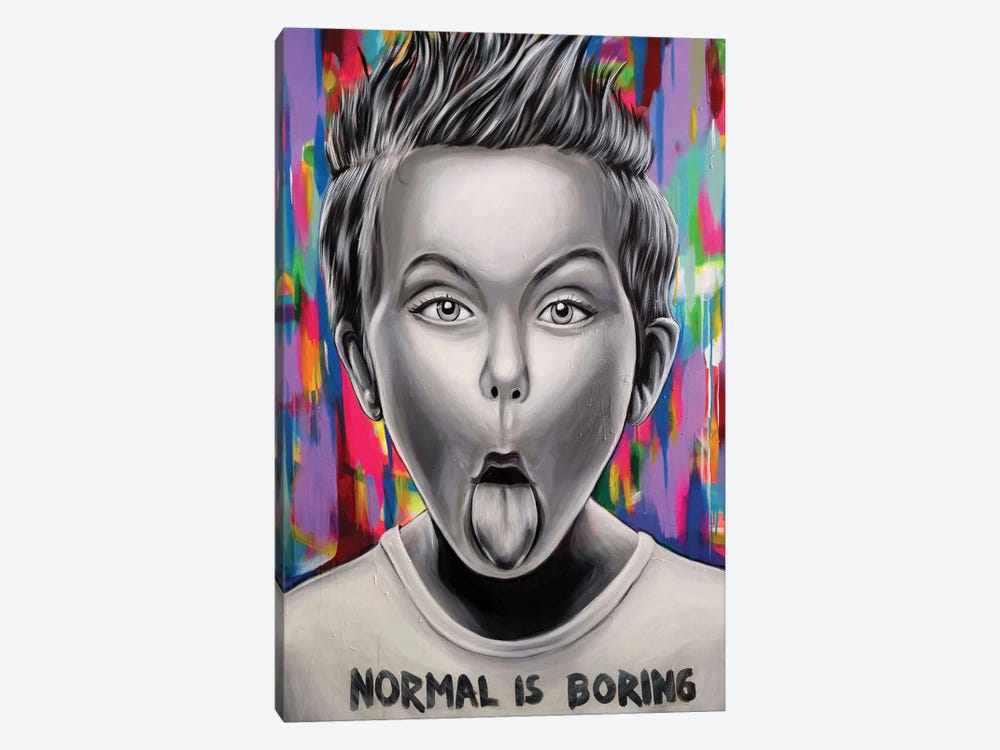 Normal Is Boring by Natmir Lura 1-piece Art Print