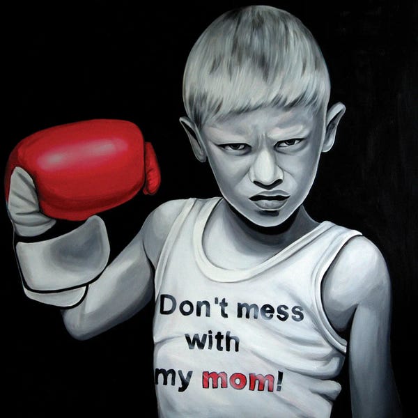 Black & White & Red: Mamas Boy by Natmir Lura