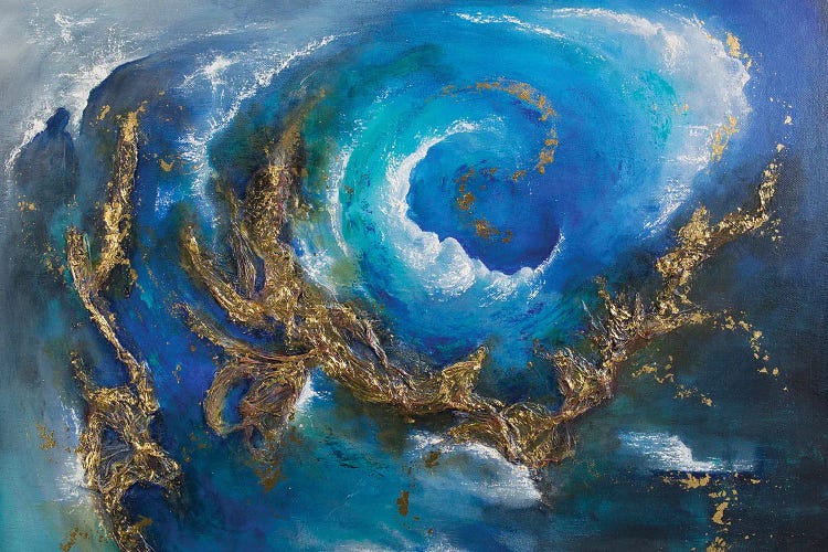 Gold Nebula by Nastasiart wall art