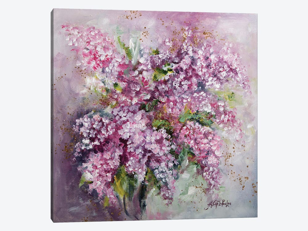 Lilac Time by Nastasiart 1-piece Canvas Artwork