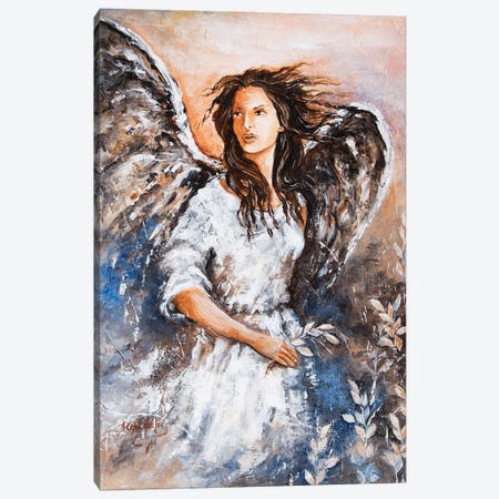Modern Angel Canvas Print #NTS6} by Nastasiart Canvas Art Print