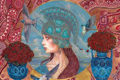 Lissandra by Nikolas Tower framed canvas print