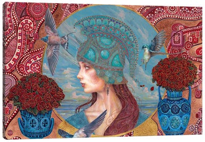 Lissandra Canvas Art Print - All Things Klimt
