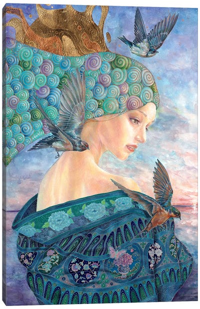 Anemone Canvas Art Print - Illustrations 