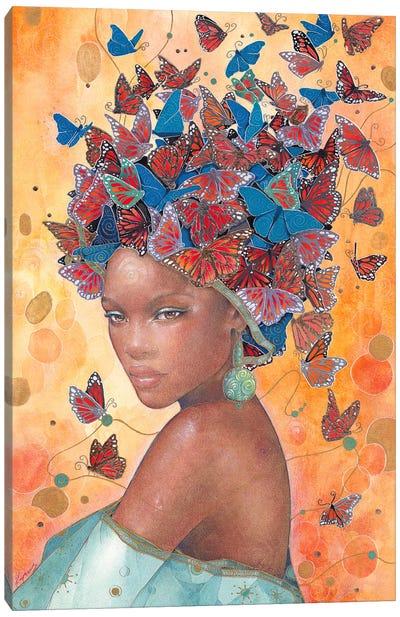 Elysia Canvas Art Print - Monarch Butterflies