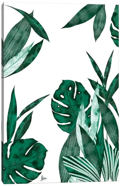 Evergreen I Canvas Art Print - Monstera Art