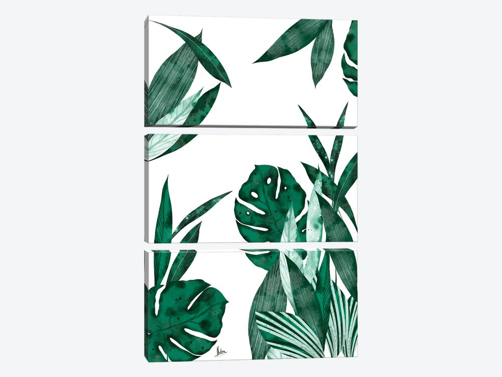 Evergreen I by Natxa 3-piece Canvas Art Print