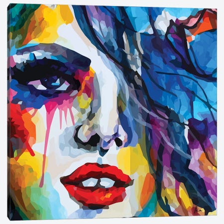 Girl Canvas Print #NTX22} by Natxa Canvas Wall Art