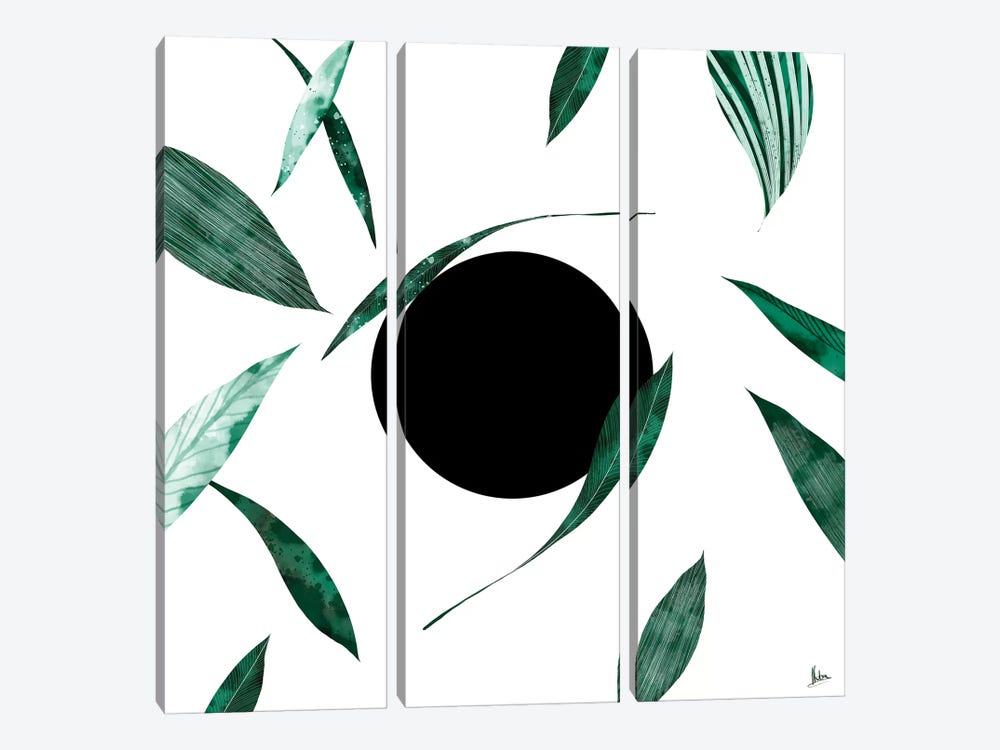 Leaves by Natxa 3-piece Canvas Art