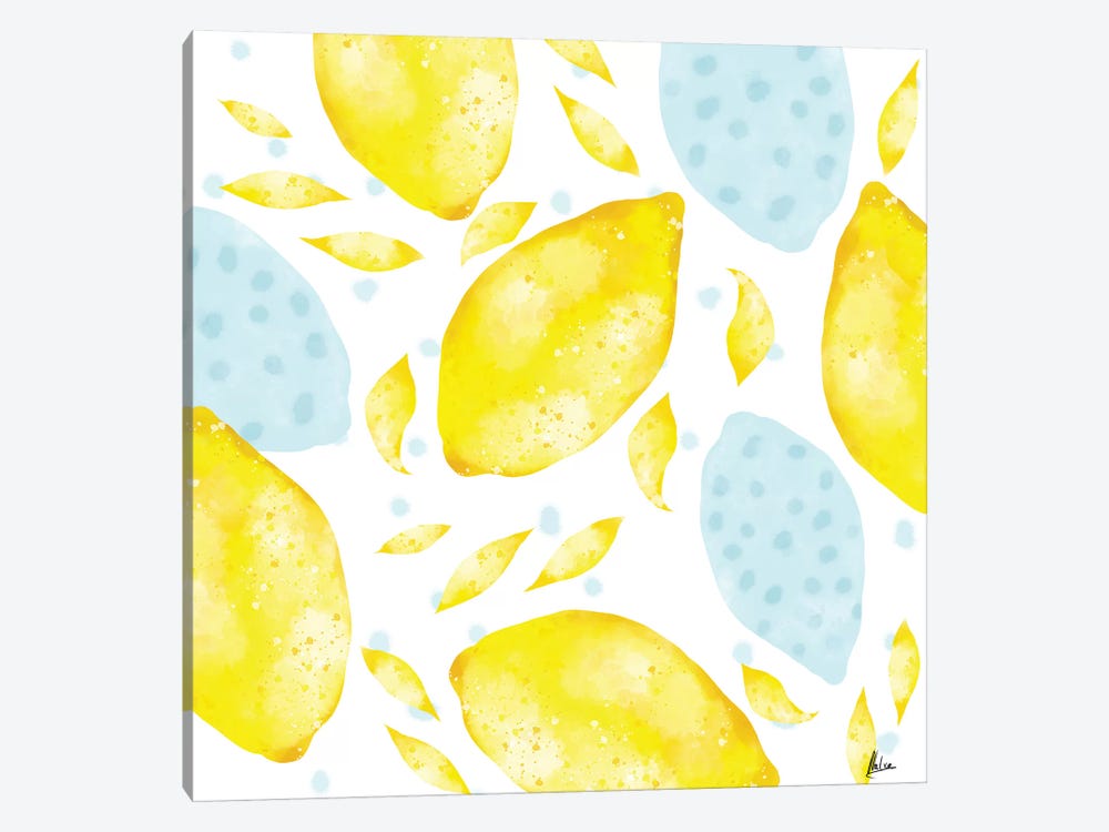 Lemons II by Natxa 1-piece Canvas Art