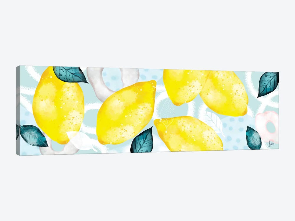 Lemons III by Natxa 1-piece Canvas Print