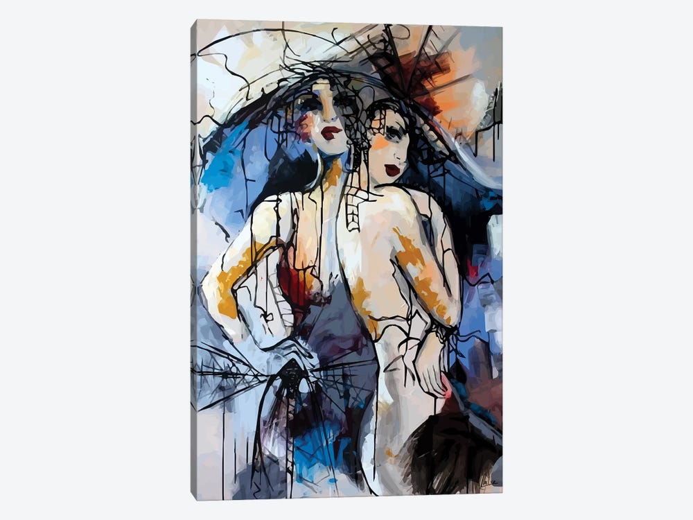 Burlesque by Natxa 1-piece Canvas Print
