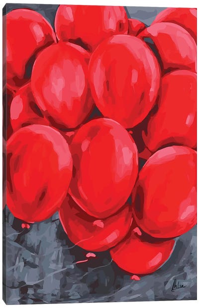 Red Balloons Canvas Art Print