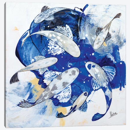 Royal Blue I Canvas Print #NTX58} by Natxa Art Print