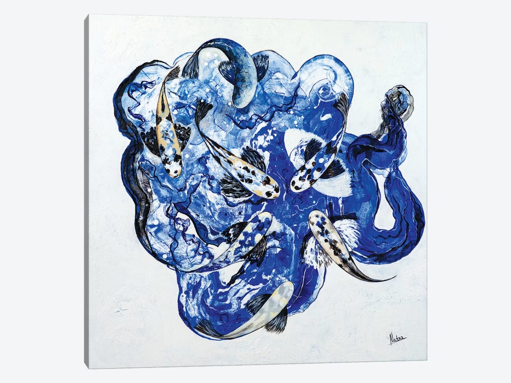 Royal Blue III by Natxa 1-piece Art Print