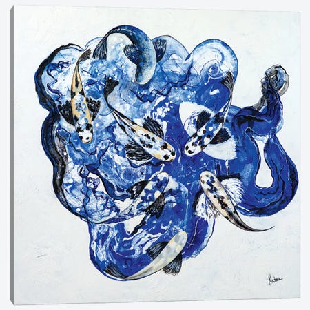 Royal Blue III Canvas Print #NTX60} by Natxa Canvas Art