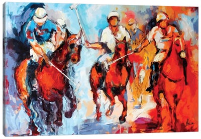 Royal Games Canvas Art Print - Equestrian Art