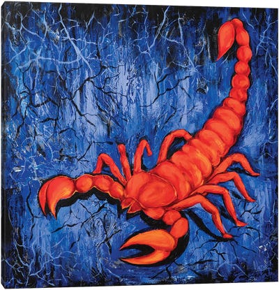 Scorpio Canvas Art Print - Scorpio Art
