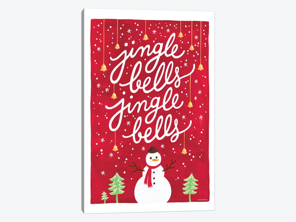 Jingle Bells I by Nour Tohmé 1-piece Canvas Art Print