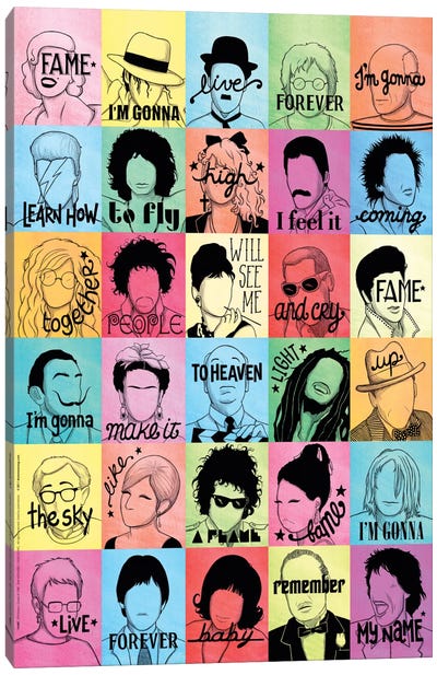 Fame Canvas Art Print - John Lennon