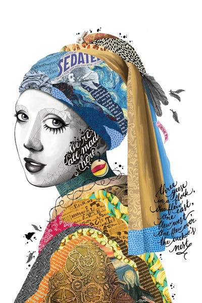 Girl With A Pearl Earring: All Mad Here by Nour Tohmé