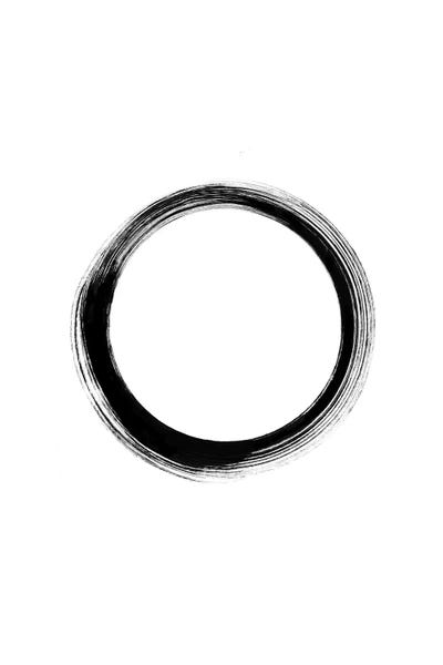 Black & White Minimalist Décor: Zen II by Nouveau Prints