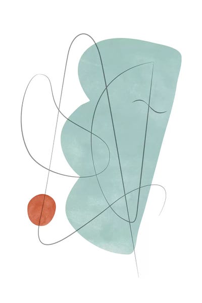 Abstract Composition With Lines X by Nouveau Prints art print