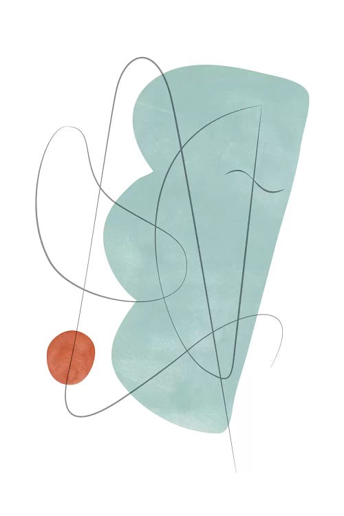 Abstract Composition With Lines X by Nouveau Prints wall art