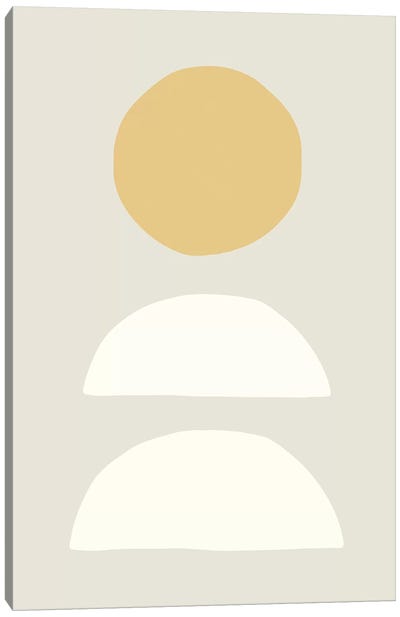Abstraction II Canvas Art Print - Pastels: The New Neutrals