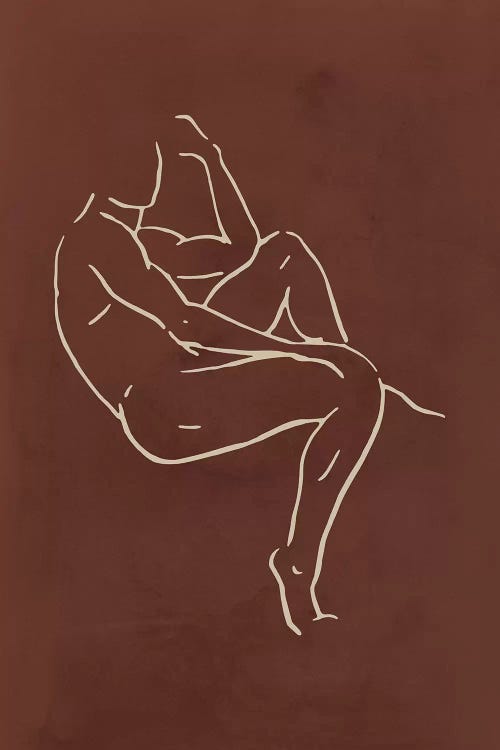 Male Body Sketch - Chocolate