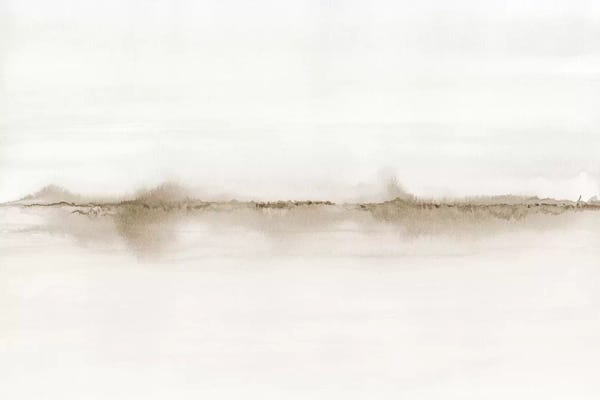 Nouveau Prints: Watercolor Landscape Vii - Shades Of Sepia by Nouveau Prints