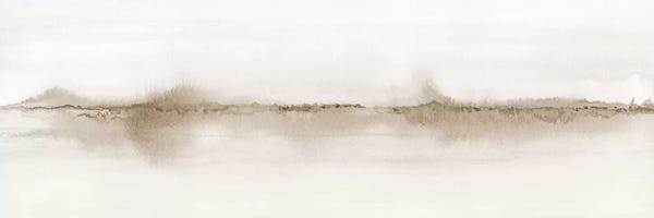 Nouveau Prints: Watercolor Landscape Vii Shades Of Sepia - Panoramic by Nouveau Prints