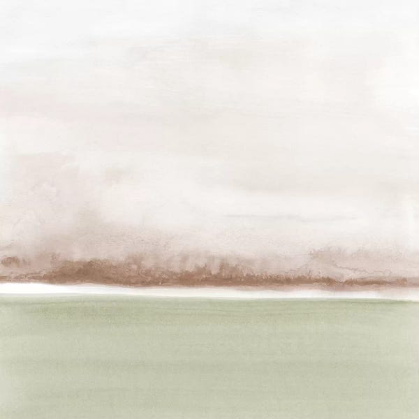 Organic Modern: Watercolor Landscape X - Square by Nouveau Prints