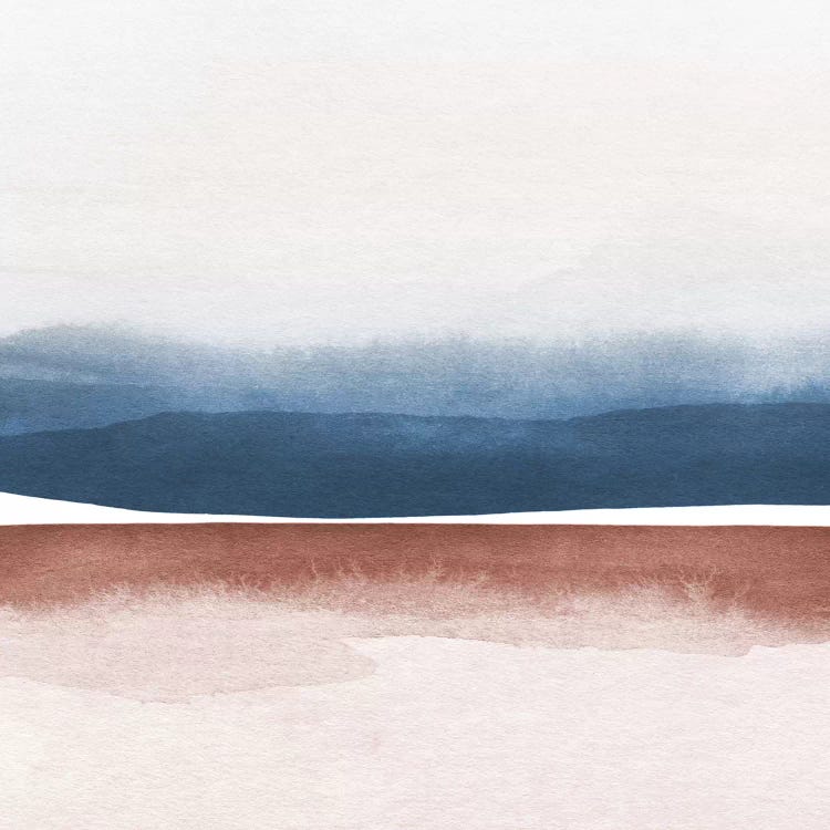 Watercolor Landscape XI - Square