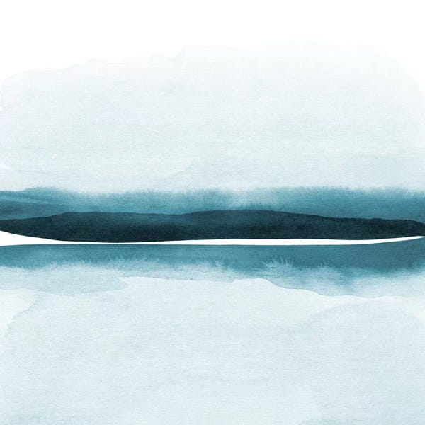 Watercolor Landscape XII - Square
