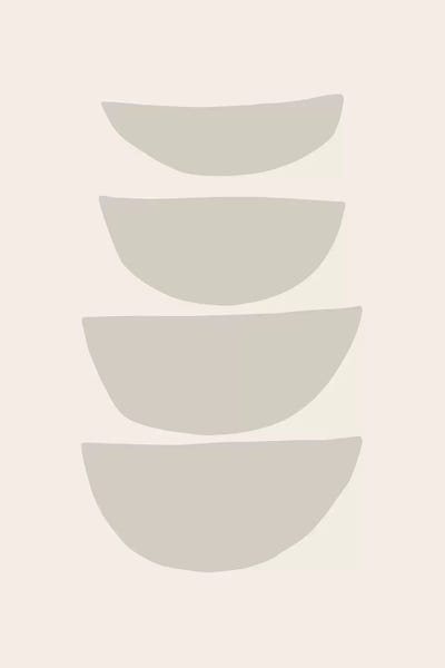 Zen Bedroom: Abstraction IV by Nouveau Prints