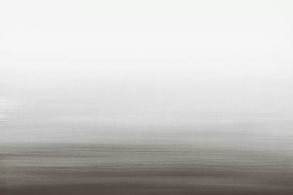 Linear Abstract: Watercolor Abstract Seascape Black And White by Nouveau Prints