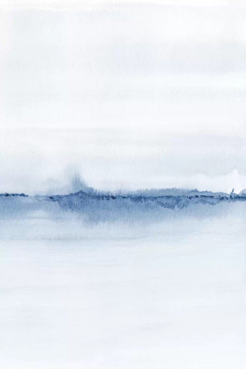 Watercolor Landscape V - Shades Of Blue 2/2