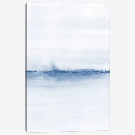 Watercolor Landscape V - Shades Of Blue 2/2 Canvas Print #NUV179} by Nouveau Prints Canvas Wall Art