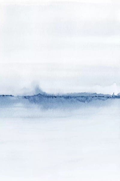 Watercolor Landscape V - Shades Of Blue 2/2