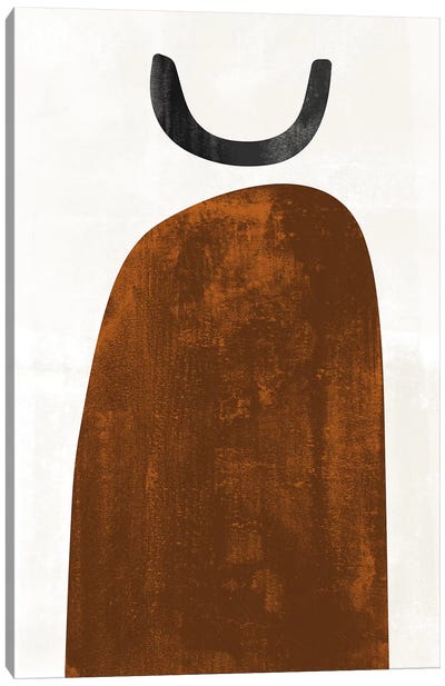 Abstraction In Rust Canvas Art Print